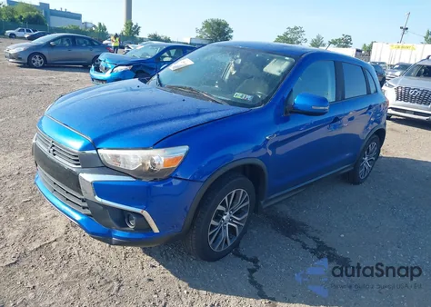 2016 Mitsubishi Outlander Sport 2.0 Es из США, поврежденный, VIN JA4AP3AU2GZ042902